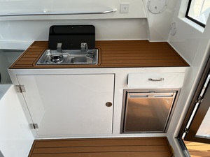 33ft 10m Aluminium Twin Hull Cabin Cruiser Motor Yacht Power Speed Boat <span class=keywords><strong>Bateau</strong></span> <span class=keywords><strong>de</strong></span> pêche Catamaran à vendre - Product Image 4