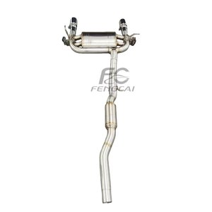 Tuyau d'échappement Catback en acier inoxydable de qualité supérieure pour <span class=keywords><strong>Audi</strong></span> <span class=keywords><strong>TT</strong></span> <span class=keywords><strong>MK1</strong></span> 1.8T, système d'échappement, silencieux, performance racing, soupape d'échappement - Product Image 6