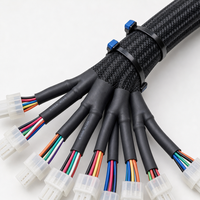 Kabel Harness Kustom Pabrik BeiXing 22AWG Isolasi PBT/PVC Konektor Molex/JST Berperingkat IP66 Untuk Penggunaan Sepeda Motor Inti Tembaga