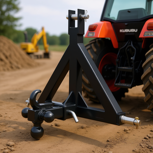 Adaptateur de attelage rapide Kubota 2 pouces pour attelage de remorque, crochet à bille 4 voies pour barre de traction de tracteur - Product Image 2