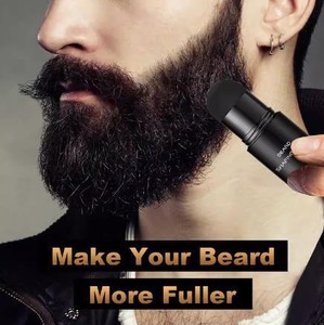 Bâton de remplissage de crayon de barbe imperméable avec brosse à poudre pour hommes <span class=keywords><strong>moustache</strong></span> cheveux délié longue teinture aspect naturel style - Product Image 6