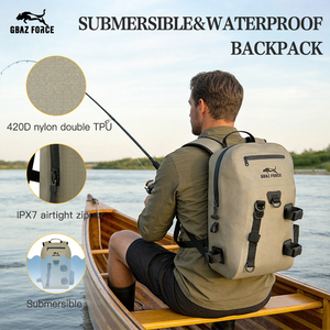 Bolsa Impermeable <span class=keywords><strong>Sumergible</strong></span> GAF de 15L, Nailon 420D con Doble TPU, IPX7, para Pesca con Mosca, con Dos Soportes para Cañas - Product Image 2