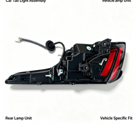 Feu arrière gauche combiné Geely EX2, référence OE 6608105822, taille précise, pièces détachées d'éclairage automobile