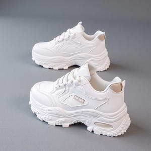 Fashion Trend Men's <b>Running</b> <b>Shoes</b> Anti-Slippery Cushioning Breathable Light Weight Fabric Lace-Up Closure Anti-Odor Work <b>Shoes</b> - Product Image 5