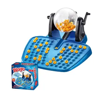 Classique Famille Grand Bingo Lotto Cage Rotative Machine Tournante Jeu De Fête