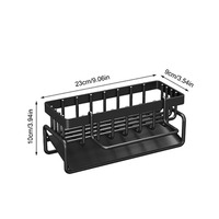 Étagère de rangement à deux niveaux pour cuisine et salle de bain, panier de drainage pour robinet et évier, pour vaisselle et bols