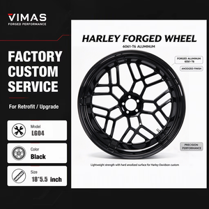 Roue arrière de moto forgée sur mesure de 18 pouces, jante de modification pour Harley Touring Series Upgrade - Product Image 3