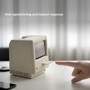 Reloj Despertador Maclock Macintosh con Diseño de Leopardo Travieso, Estilo Retro Clásico, Adorno de Escritorio, Reloj Digital, Producto Nuevo para Tecnófilos - Product Image 3
