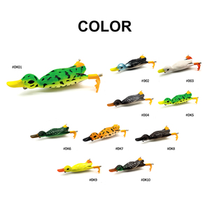 Selco SGHF-57 3D mắt vịt thu hút mềm Topwater nổi swimbait cho bass <span class=keywords><strong>Pike</strong></span> cá lóc - Product Image 4