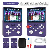 Consola Portátil R36 Max 2 con Pantalla de 4.5 Pulgadas y Resolución de 1024X768, Sistema Linux, 4000 mAh, Compatible con Wifi y Más de 30 Simuladores