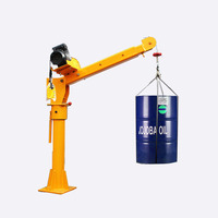 Mini grue électrique de levage pour camionnette - Grue portative à câble métallique, capacité 0,5-2 tonnes, vitesse 8m/min, économique