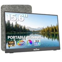 15,6 Zoll 60Hz IPS Tragbarer Monitor FHD 1080P Blendfreies Mattes Panel Reise-Präsentationsdisplay
