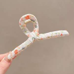 Pinza de Pelo Francesa Elegante con Diseño de Tiburón, Pinza de Plástico Ecológica con Diseño Cruzado Grande para Mujeres y Niñas con Cabello Grueso - Product Image 4