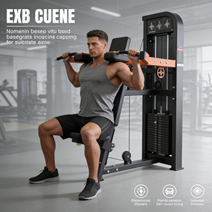 Appareil de musculation pour <span class=keywords><strong>cuisses</strong></span> (intérieures/extérieures) et flexions de jambes assises, avec extension de jambes assises, cadre stable et réglage multi-niveaux - Product Image 4