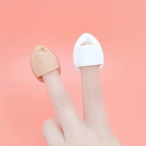 Éponge de maquillage carrée en coton pour application humide ou sèche, mini-outil pour fond de teint et correcteur - Product Image 2