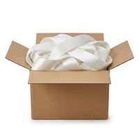 Fibre cationique CDP en polyester modifié, directement de l'usine, emballage en balles, échantillon disponible, torche blanche brute, chargement en conteneur