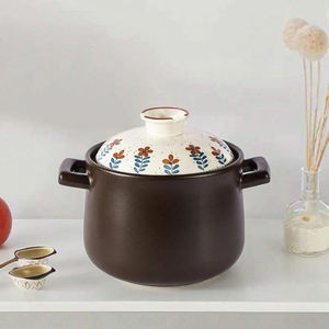 Pot de sable en céramique écologique résistant aux hautes températures pour cuisinière à gaz et à induction Pot à soupe compatible pour la cuisson - Product Image 3