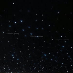 ไฟเพดานท้องฟ้าเต็มดาวระยิบระยับ RGBW LED ไฟใยแก้วนำแสง พร้อมแผงสีดำขนาด 60x60 ซม. สำหรับโรงภาพยนตร์ ห้องเด็ก ห้องนั่งเล่น - Product Image 3