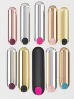 Mini Vibe Vibrator Starke Vibration G-Punkt Massage gerät Frauen Sexspielzeug USB Wiederauf ladbare Gold 10-Gang Powerful Bullet