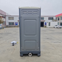 Toilettes portables à décharge directe à installation rapide en PEHD, écologiques, pour secours d'urgence et camps de réfugiés