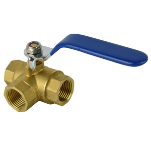 Bmag 1/2 "đến 1" nội bộ Threaded t loại L loại Bronze bóng van NPT Brass 3 cách bóng van - Product Image 3