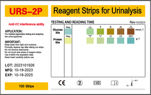 Bandelettes de <span class=keywords><strong>test</strong></span> d'analyse d'urine URS-2P, directement de l'usine - Product Image 4