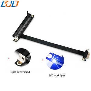 <span class=keywords><strong>PCI</strong></span> nhanh 3.0 <span class=keywords><strong>16X</strong></span> để <span class=keywords><strong>PCI</strong></span>-E X1 Riser Thẻ mở rộng cáp 8Gbps 0.1-1m cho đồ họa Video Card - Product Image 2