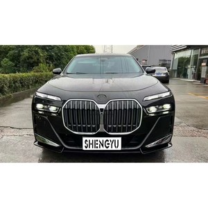 El Kit de carrocería incluye tubos de escape de labio trasero de montaje de parachoques delantero de coche, faldón lateral para BMW 2023 7 series G70 a M760 Black <span class=keywords><strong>Warrior</strong></span> - Product Image 1