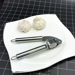 Presse-ail en acier inoxydable, écraseur de légumes et gingembre, hachoir manuel pour <span class=keywords><strong>cuisine</strong></span> - Product Image 1
