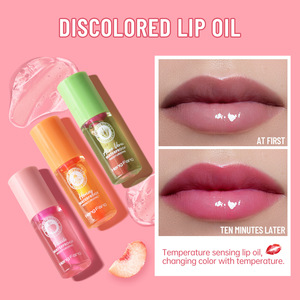 Huile à <span class=keywords><strong>lèvres</strong></span> hydratante à trois saveurs fruitées Hengfang, marque privée, décolorante, changeant de couleur, éclaircissante, bâton de teinture pour les <span class=keywords><strong>lèvres</strong></span> - Product Image 3