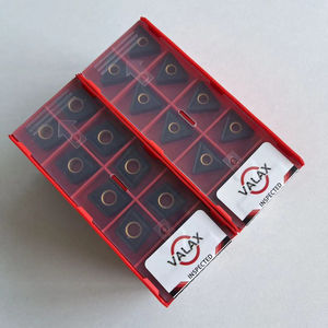 เม็ดมีดคาร์ไบด์ทังสเตน Valax TNMG160412 รูปทรงข้าวหลามตัด สำหรับงานกลึงภายนอก เคลือบ PCD สำหรับเครื่องกลึง CNC ผลิตในประเทศจีน - Product Image 5