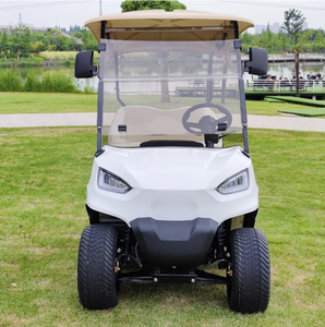 Voiturette de golf électrique blanche 2 places - Product Image 4