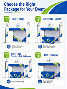 Carpa <span class=keywords><strong>de</strong></span> Exhibición Personalizada al por Mayor para Exteriores, Mostrador <span class=keywords><strong>de</strong></span> Exhibición, Banderas en Forma <span class=keywords><strong>de</strong></span> Lágrima, Carpa para Ferias Comerciales, Estructura <span class=keywords><strong>de</strong></span> Aluminio - Product Image 3