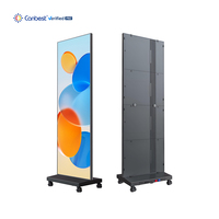 Écran LED COB pliable CANBEST CJ PRO C2 P1.2 P1.5 P1.8, 80 pouces, affichage intérieur, totem pour la publicité numérique en réseau