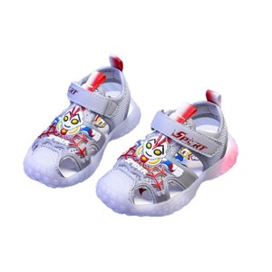 Sandalias Ashkintel 2025 de Verano con Diseño de Dibujos Animados, Color Azul Claro y Gris Claro, Suela Suave con Sensor, para Niños y Niñas de 1 a 5 Años - Product Image 5