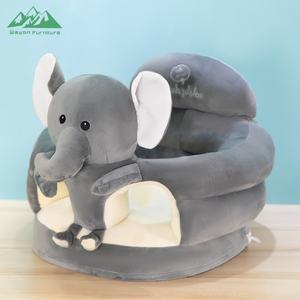 Siège de soutien pour bébé en peluche chat rose mignon avec jouet suspendu, canapé de sol en forme d'animal doux pour bébé apprenant à s'asseoir - Product Image 5