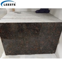 Comptoir de cuisine en granit poli, vanité marron beige