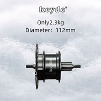 Moteur léger 36V 250W 350W 500W Moteur de roue arrière Type DC Moteur de moyeu de vélo électrique Moteur arrière de vélo électrique
