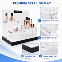 Support d'affichage publicitaire décoratif en acrylique lumineux LED personnalisé pour les cosmétiques et les soins de la peau