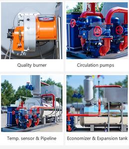 Chine prix horizontal 0.5-10 tonnes petite chaudière industrielle automatique de générateur de <span class=keywords><strong>vapeur</strong></span> d'eau chaude de chauffage central - Product Image 5
