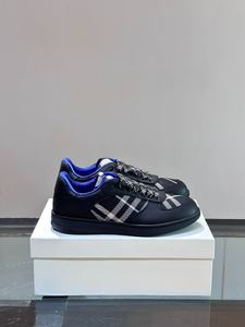 NEWDISCVRY Step Series Chaussures de <span class=keywords><strong>marche</strong></span> tendance à lacets légères confortables respirantes en cuir véritable avec semelle en caoutchouc Burberries - Product Image 2