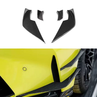 Kit carrosserie aileron avant en fibre de carbone sèche 3K de haute qualité style VS amélioré pour BMW M3 M4 G80 G82, kit de voiture personnalisé