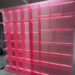 ชั้นวางรองเท้าอะคริลิกแบบปรับแต่งได้, ชั้นวางรองเท้าแบ็คไลท์ LED - Product Image 2