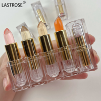 Rouge à lèvres hydratant végétalien en gros, marque privée, tendance, fleur, rose nude, mat, imperméable, rouge à lèvres en gelée cristalline