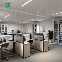 Bureau préfabriqué Maisons pliables Assemblage rapide Bureau portable Conteneur de stockage pliable Maison Usine Fournir