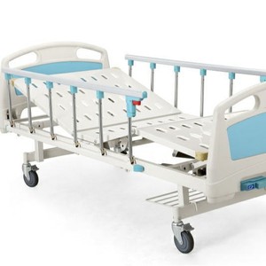 KX-S201E Hospital <b>Bed</b> Manual <b>Double</b> Crank Adjustable Backrest And Leg Lift Medical <b>Bed</b> For Nursing Homes - Product Image 2