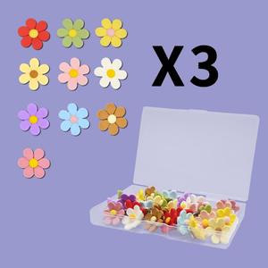 Chinchetas <span class=keywords><strong>de</strong></span> Resina 3D con Forma <span class=keywords><strong>de</strong></span> Flor <span class=keywords><strong>de</strong></span> Seis Pétalos, Estilo Boho, Chinchetas <span class=keywords><strong>de</strong></span> Fieltro para Pared <span class=keywords><strong>de</strong></span> <span class=keywords><strong>Fotos</strong></span>, Herramientas para Acolchado y Accesorios para Tableros <span class=keywords><strong>de</strong></span> Manualidades - Product Image 4