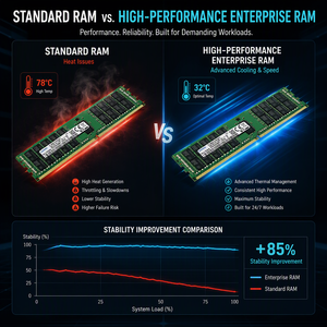 หน่วยความจำเซิร์ฟเวอร์แบบลงทะเบียน ECC รุ่นใหม่ 64GB DDR5 RDIMM 4800MT/s PC5-38400 Dual Rank X4 สำหรับ PowerEdge R750 R650 หน่วยความจำความเร็วสูง DDR5 - Product Image 2