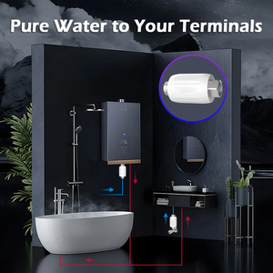 Descalcificador de Agua de Acero Inoxidable Brisk 2025, Tamaño Pequeño, Sistema de Ablandamiento de Agua con Cal, para Calentador de Agua - Product Image 4