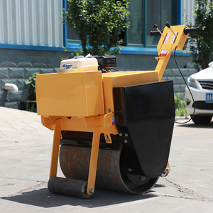 รถบดถนนแบบมือเดียว ZLIN Mini Hand Single Drum Road Roller 600 กก. เครื่องบดอัดดินแบบเดินตาม อุปกรณ์สำคัญสำหรับงานก่อสร้างถนน - Product Image 4